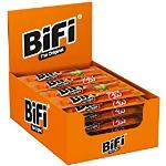 BiFi Original Twinpack – 18er Pack (18 x 2 x 18.5g) – Salami Sticks - Original Wurstsnack To Go - Luftgetrocknet- für Unterwegs, im Büro oder beim Sport - mit Pfeffer, Koriander und Knoblauch