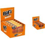 BiFi Ranger – 20er Pack (20 x 50 g) – Herzhafter Salami Snack im Teigmantel – Wurstsnack to go mit Beef, Beans & Bacon & Original – Twinpack, 18er Pack (18x2x18.5 g) – herzhafter Salami Fleischsnack