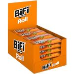 BiFi Roll – 24er Pack (24 x 45g) - Salami Snack in einem lockeren Teig – Original Wurstsnack To Go - für Unterwegs, im Büro oder beim Sport - mit Pfeffer, Koriander und Knoblauch