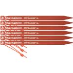 Big Agnes - Zeltheringe - Dirt Dagger Ul 6” Tent Stakes: Pack Of 6 - Orange