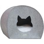 Graue zooplus Katzenhöhlen aus Textil maschinenwaschbar 