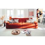 Orange Polstermöbel aus Cord Breite 250-300cm, Höhe 50-100cm, Tiefe 100-150cm 2 Personen 