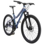 BIKESTAR Hardtail Aluminium Mountainbike 27.5 Zoll, 21 Gang Shimano Schaltung mit Scheibenbremse | 17 Zoll Rahmen MTB Erwachsenen- und Jugendfahrrad | Blau