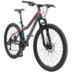 BIKESTAR Hardtail Aluminium Mountainbike 27.5 Zoll, 21 Gang Shimano Schaltung mit Scheibenbremse | 17 Zoll Rahmen MTB Erwachsenen- und Jugendfahrrad | Grün