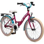 BIKESTAR Kinderfahrrad für Mädchen ab 6 Jahre | 20 Zoll Kinderrad Classic | Fahrrad für Kinder Berry & Türkis | Risikofrei Testen