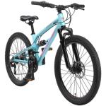 Bikestar Kinderrad Fully MTB Alu 24 Zoll blau