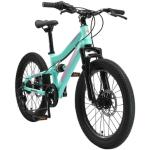 Bikestar Kinderrad Fully MTB Stahl 20 Zoll mint, pink