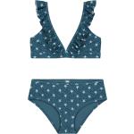 Hellblaue Shiwi Triangel Bikinis für Kinder mit Schnalle aus Polyester Größe 140 