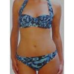 Bikini Bandeau Neckholder Pain de sucrE Mishi Blau Camouflage 40
