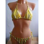 Gelbe eleMar Triangel-Bikinis für Damen Größe S 