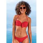 Rote Elegante LASCANA Bikinihosen & Bikinislips aus Polyamid für Damen Größe XS 