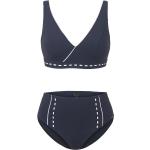 Reduzierte Marineblaue Maritime LIDEA BY MARYAN MEHLHORN Bikini-Tops aus Polyamid Handwäsche für Damen für den für den Winter 