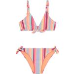 Gestreifte Shiwi Triangel Bikinis für Kinder aus Polyester Größe 128 