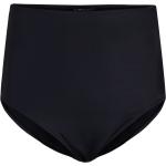 Schwarze Unifarbene High Waist Bikinihosen aus Polyamid für Damen Größe 8 XL Große Größen 