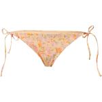 Reduzierte Hellorange Blumenmuster Billabong Oasis Bikinihosen zum Binden aus Polyamid für Damen Größe M 