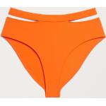 Orange Monki High Waist Bikinihosen mit Cutwork für Damen Größe XS 