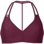 Auberginefarbene Waschbär Bio Nachhaltige Bikini-Tops aus Polyamid für Damen Größe XS für den für den Sommer 