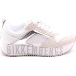 Bikkembergs, Damen Leder Sneakers White, Damen, Größe: 37 EU