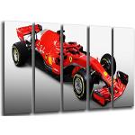 Formel 1 Scuderia Ferrari Kunstdrucke XXL aus Holz 