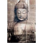 Braune Asiatische Buddha Bilder aus Papier 