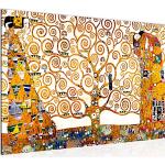 Gelbe Moderne Gustav Klimt XXL Leinwandbilder 1-teilig 