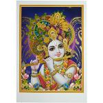 Bild Krishna 50 x 70 cm Gottheit Hinduismus Kunstd