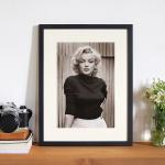Reduzierte Schwarze Marilyn Monroe Kunstdrucke 