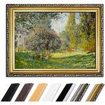 Impressionistische Bilderdepot24 Claude Monet Leinwanddrucke aus Massivholz handgemacht 60x80 1-teilig 