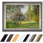 Silberne Antike Bilderdepot24 Claude Monet Leinwanddrucke aus MDF handgemacht 60x80 1-teilig 