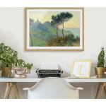 Schwarze Bilder-Welten Claude Monet Bilder mit Rahmen 30x40 