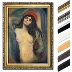 Goldene Expressionistische Bilderdepot24 Edvard Munch Leinwanddrucke aus Massivholz handgemacht 60x80 1-teilig 