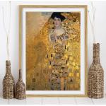 Schwarze Bilder-Welten Gustav Klimt Bilder mit Rahmen 30x40 