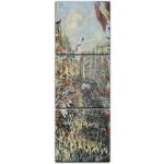 Bunte Bilderdepot24 Claude Monet Rechteckige Mehrteilige Leinwandbilder Hochformat 30x90 3-teilig 