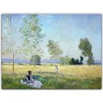 Grüne Bilderdepot24 Claude Monet Rechteckige Landschaftsbilder aus MDF 30x40 