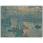 Marineblaue Bilderdepot24 Claude Monet Rechteckige Sonnenaufgang Bilder aus MDF 30x40 1-teilig 