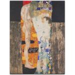 Bunte Bilderdepot24 Gustav Klimt Rechteckige Leinwandbilder aus MDF Hochformat 30x40 1-teilig 