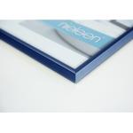 Blaue Moderne Rechteckige Fotowände & Bilderrahmen Sets versilbert aus Aluminium 