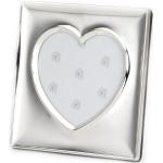 Bilderrahmen Herz Silber Metall 13,5 cm