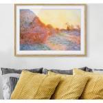 Graue Bilder-Welten Claude Monet Bilder mit Rahmen 30x40 