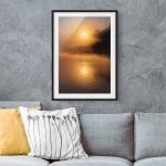 Schwarze Bilder-Welten Sonnenaufgang Bilder matt 30x40 