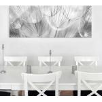 Weiße Bilder-Welten XXL Glasbilder mit Blumenmotiv Querformat 40x100 