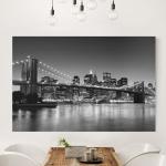 Bilder-Welten Leinwandbilder mit New York Motiv strukturiert Querformat 60x40 