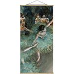 Grüne Moderne Bilder-Welten Edgar Degas Posterleisten aus Eiche Hochformat 