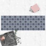 Blaue Allergiker Bilder-Welten Teppiche mit Mandala-Motiv matt Querformat 