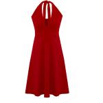 Rote bill, bill & bill Marilyn Monroe Bio Nachhaltige Neckholderkleider aus Jersey für Damen Größe XS 