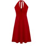 Rote bill, bill & bill Marilyn Monroe Bio Nachhaltige Neckholderkleider aus Jersey für Damen Größe M 