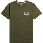 Camouflage Kurzärmelige Billabong T-Shirts aus Baumwolle für Herren Größe M 