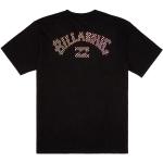 Schwarze Kurzärmelige Billabong Kinder T-Shirts aus Baumwolle Größe 164 