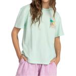 Mintgrüne Billabong T-Shirts für Damen Größe M 