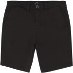 Reduzierte Schwarze Vintage Billabong Chino-Shorts mit Reißverschluss aus Baumwolle für Damen Größe XS 